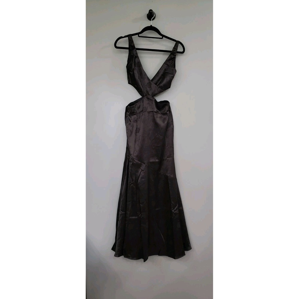 NEW UNHOLY SIZE XL CUTOUT SILKEN STEPS prom burnout grunge formal gothic punk‎